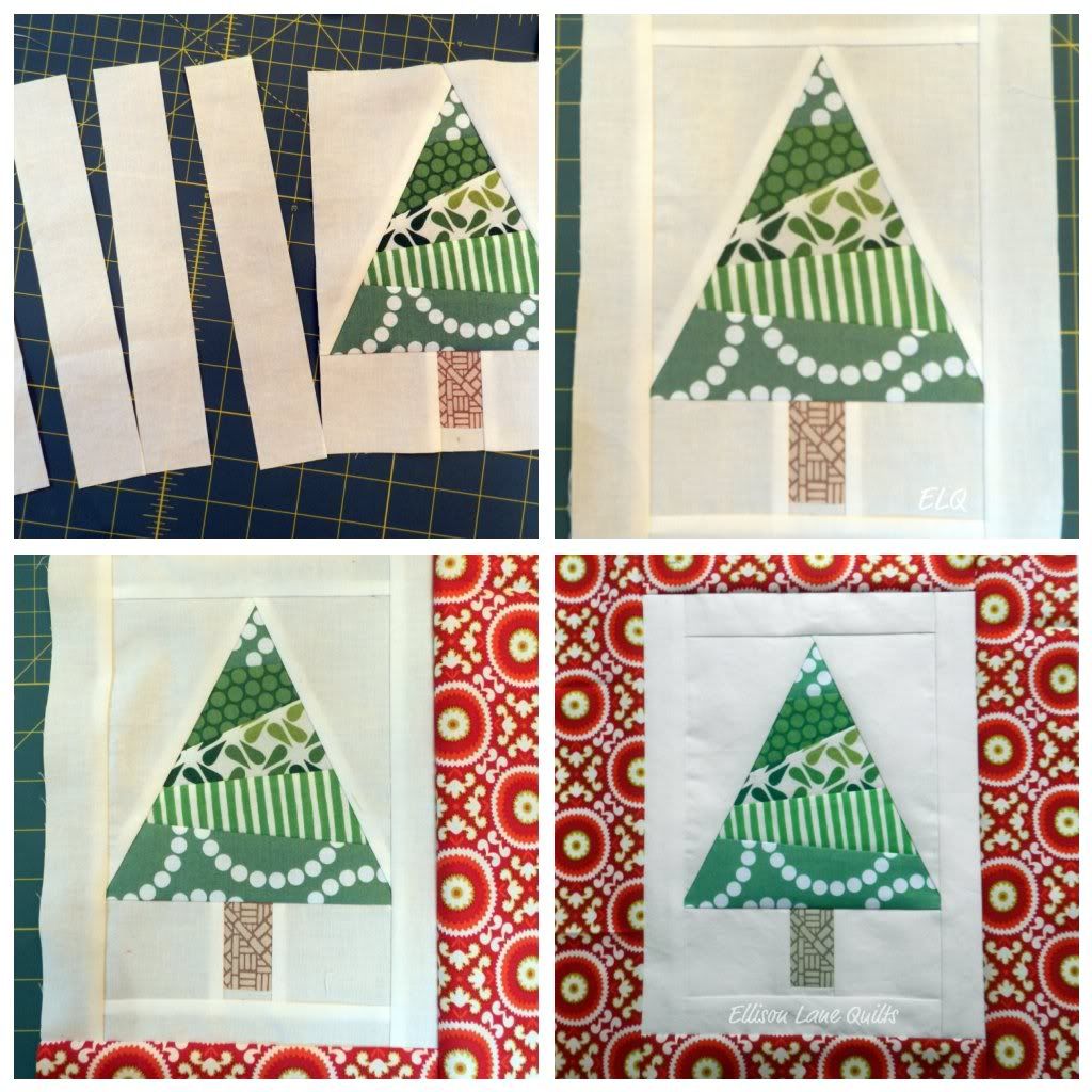 Ellison Lane Christmas Tree Block Tutorial